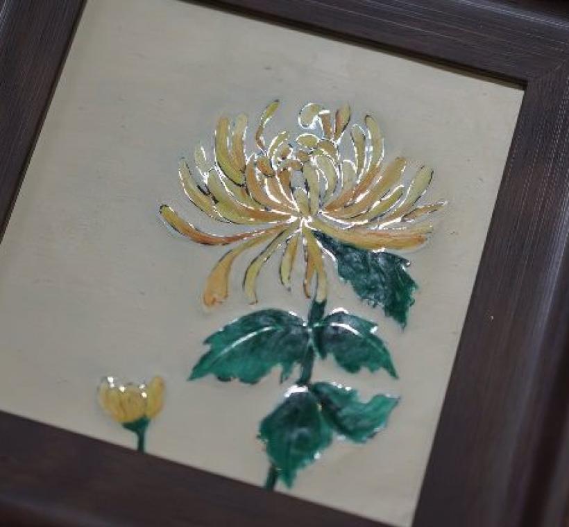 AHM｜ARTS菊科系列金屬浮雕創作，為秋日增添質感藝象