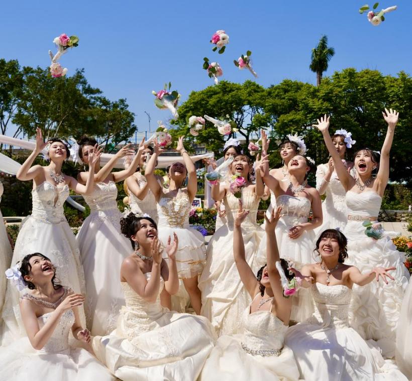 稻江護家婚紗秀 花季創造產官學幸福產業鏈