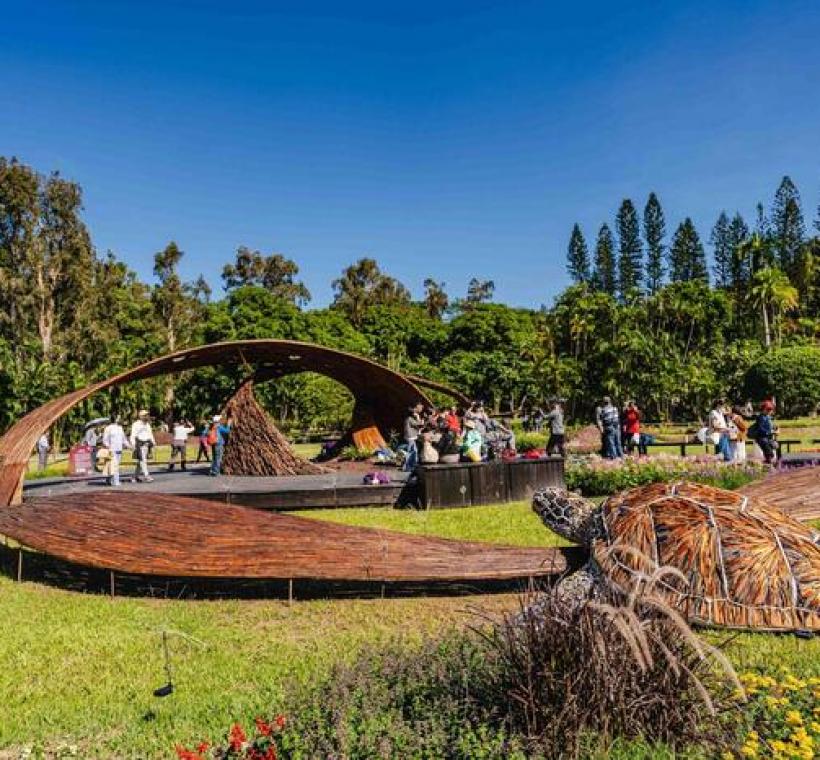 花季展區規劃融入許多環境永續再生的議題與素材