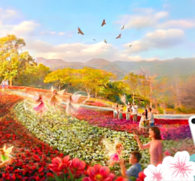 「用AI生成你的花願同行」於指定官方貼文下方留言即可參與抽獎，詳情請持續關注官方粉絲專頁。